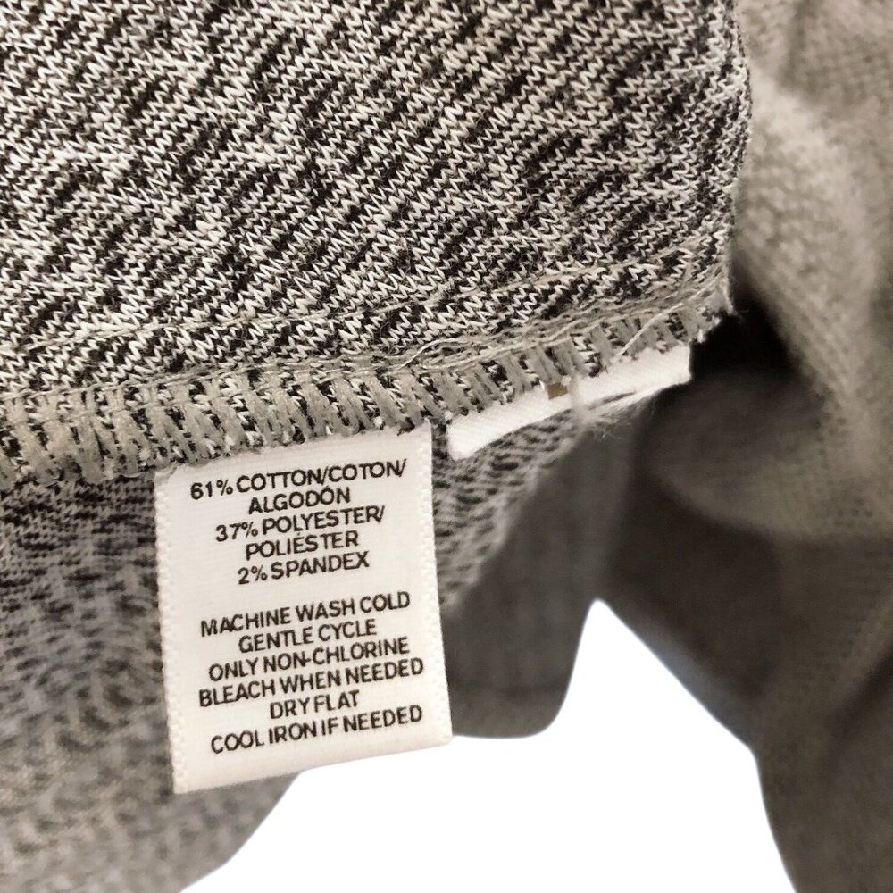 Loft Petite Gray Patterned Round Neck Sleeveless … - image 6